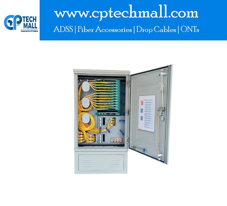 144 cores connectorized fully Loaded cabinet (with pigtails and adapters)