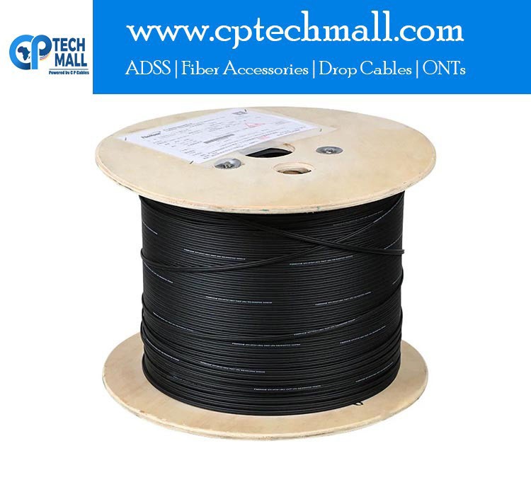 Fiber FTTX ADSS 12F Cable Per KM - 100 Meters Span
